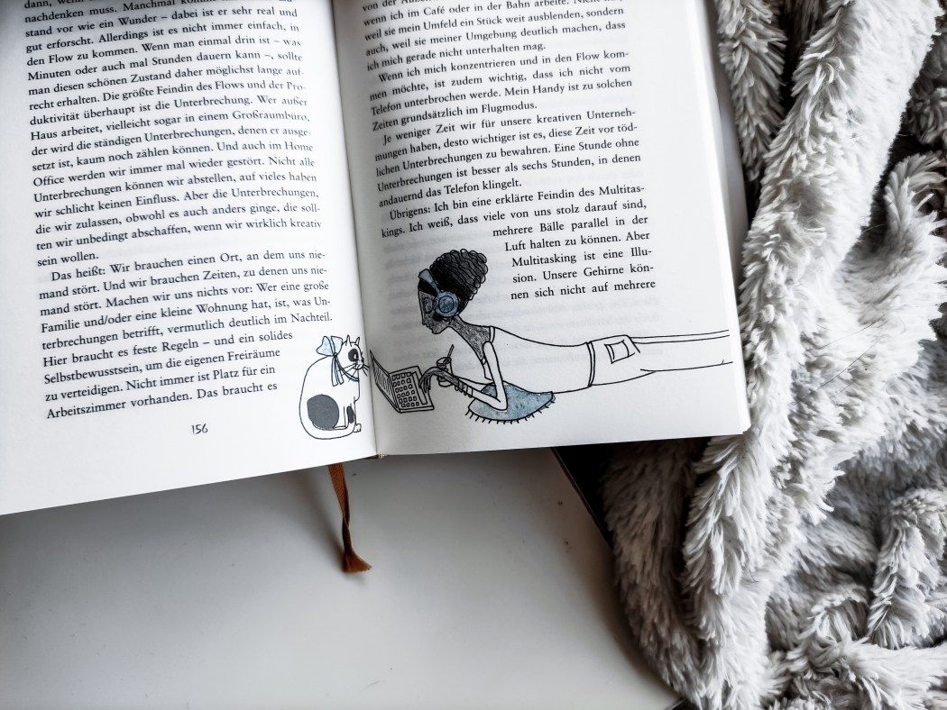 Melanie Raabe Kreativität illustriert von Ilka Hagen